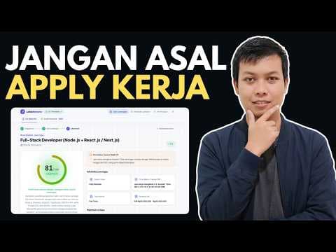 Jangan Asal Apply! Saya Bikin AI Cek Skor CV untuk Kerja Remote